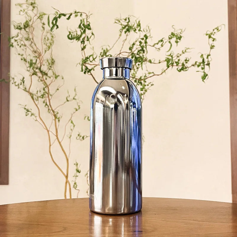 Mirror-Finish Stainless Steel Insulated Travel Cup 500ml