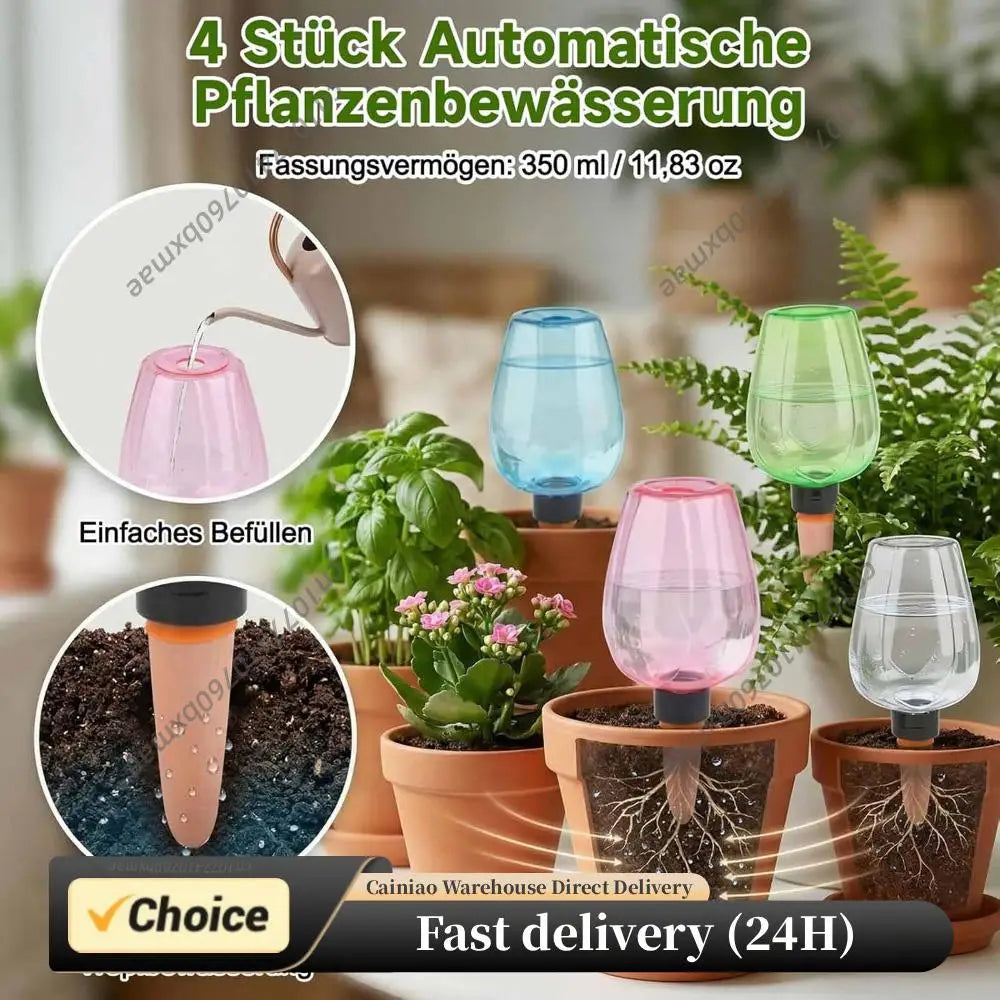 1 Plant Self Watering Globes Automatic Drip Irrigation System Plants