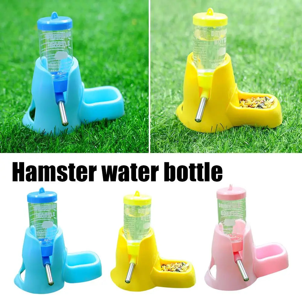 80ml Hamster Water Bottle Dispenser – Drip-Free & Detachable