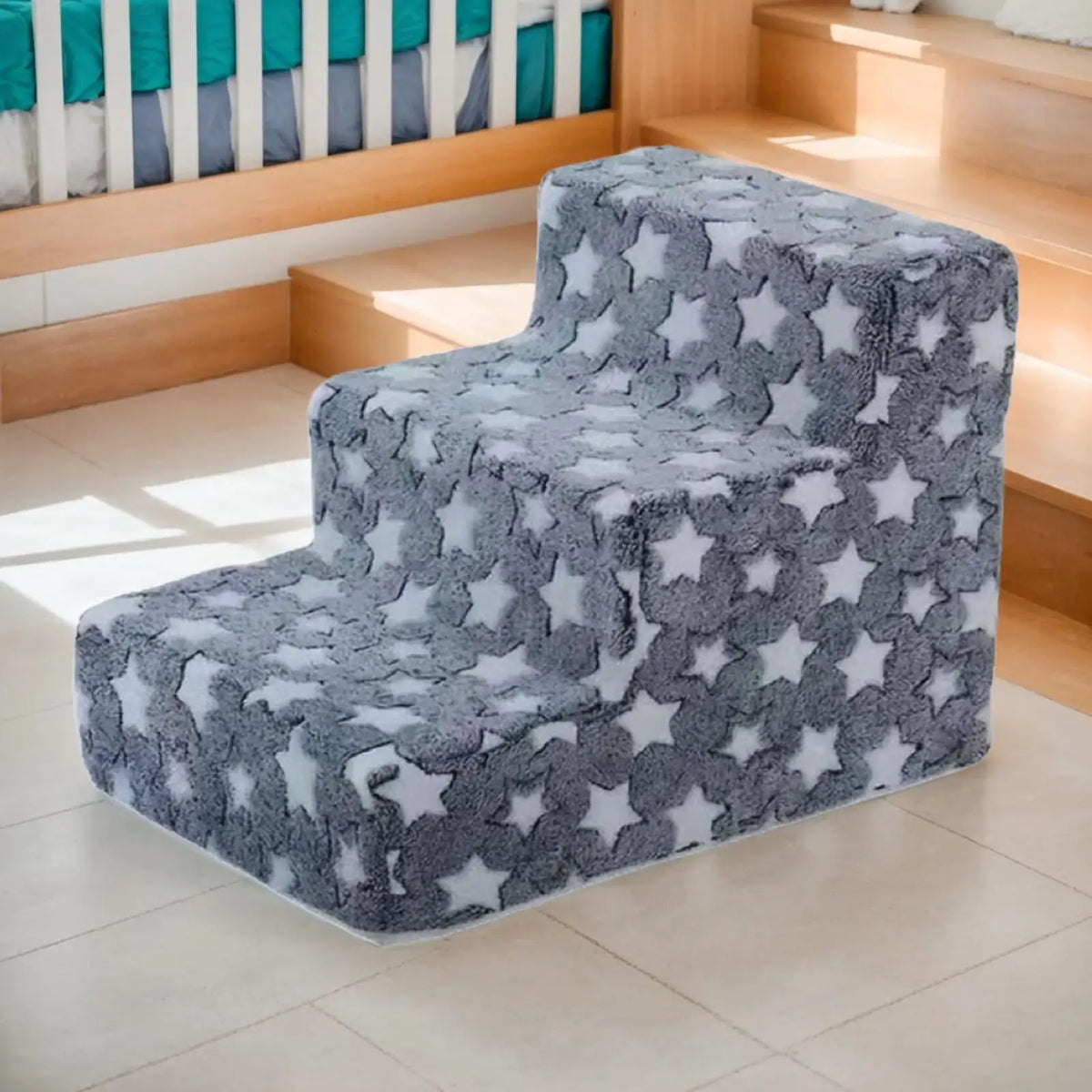 Dog Steps Bed 3 Non-slip Cat Stairs Ramp Couch Removable Ladder
