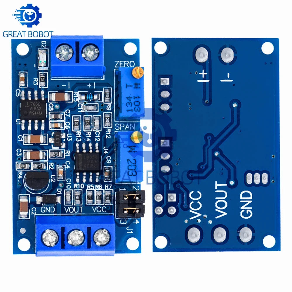 Current to Voltage Converter Module 0-20mA/4-20mA to 0-10V