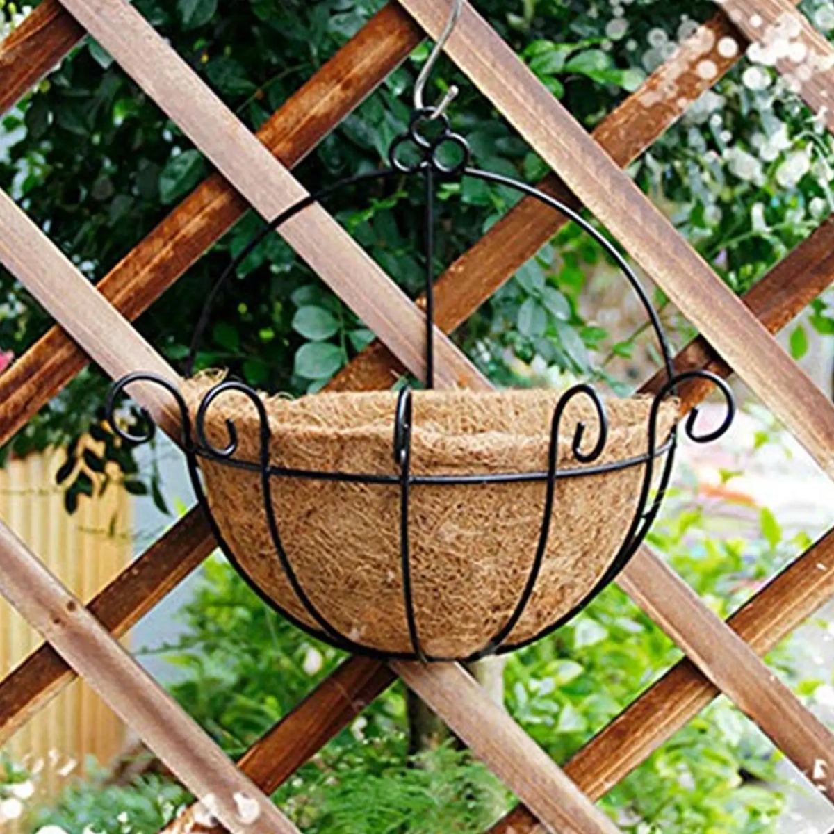 Coconut Basket Liners Coir Plant Liner Fence Flower Baskets Plants