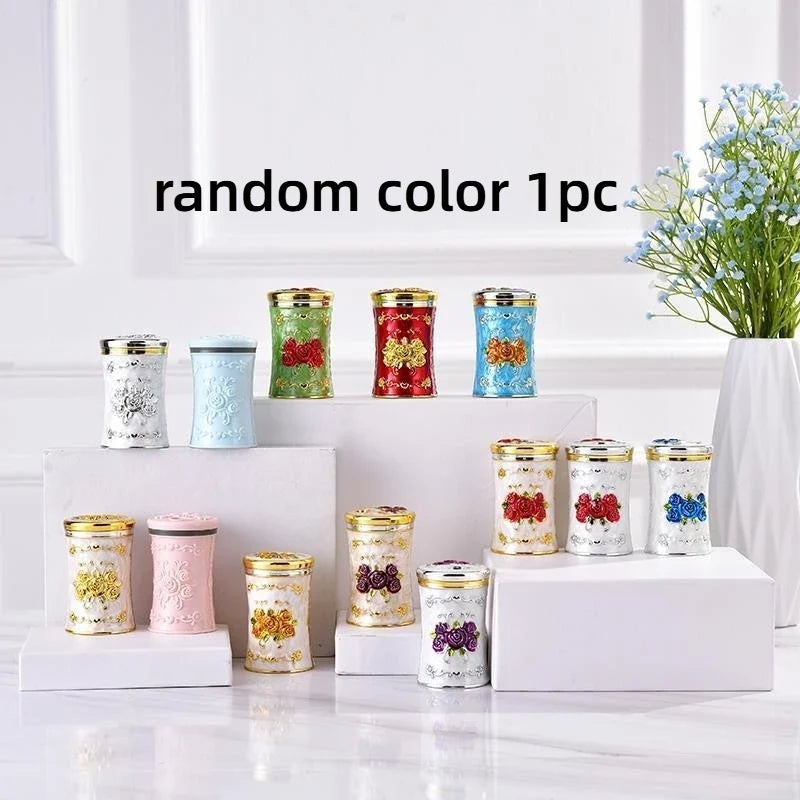 End Rose Portable Toothpick Bucket Restaurant Hotel KTV Living Room