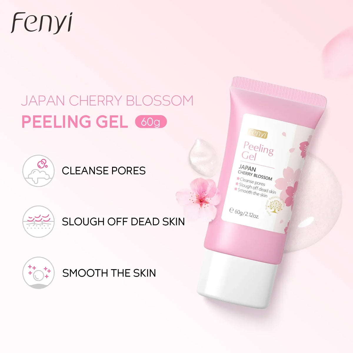 FENYI Sakura Cherry Blossom Exfoliating Peeling Gel 60g