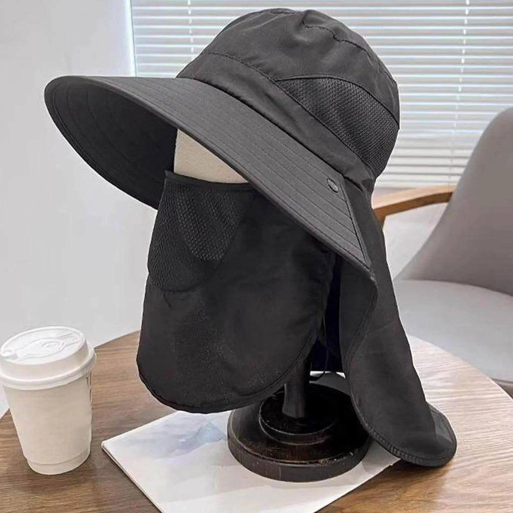 UPF 50+ Fishing Hat | Wide Brim Neck Flap Sun Hat