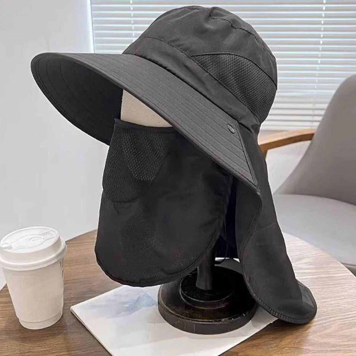 UPF 50+ Fishing Hat | Wide Brim Neck Flap Sun Hat