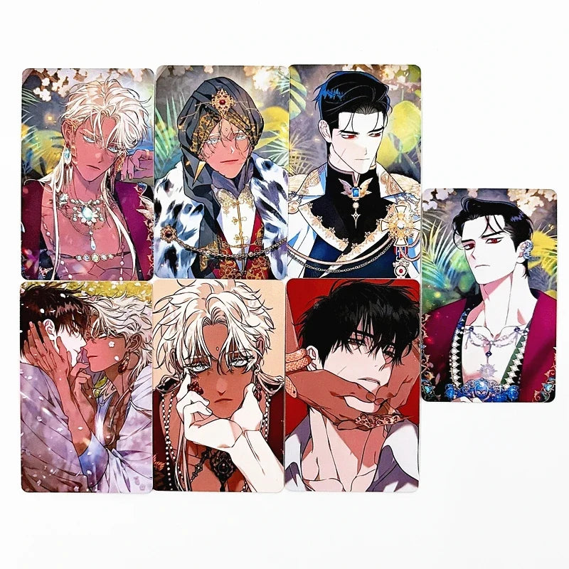 Blossoms White Night Manhwa Photocards Royal Character HD Lomo Cards