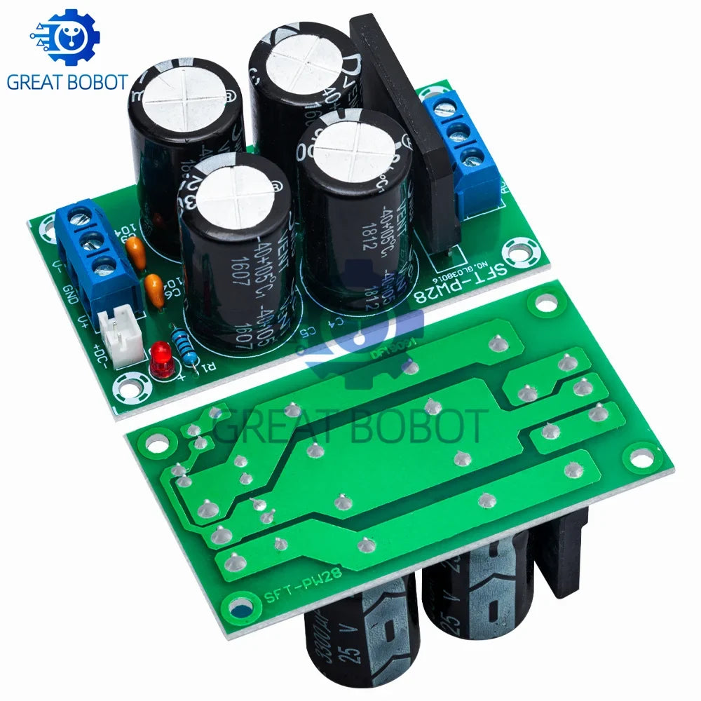 PW28 Dual Power Filter Amplifier Board 25A Rectifier DIY Kit