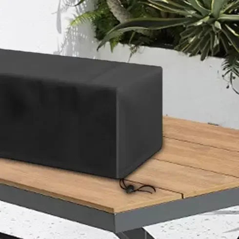 28-Inch Waterproof Rectangular Patio Fireplace Cover | 210D Oxford