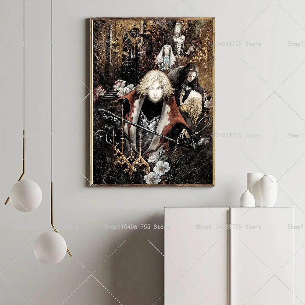 Castlevania Poster – Self-Adhesive Waterproof Wall Art Sticker