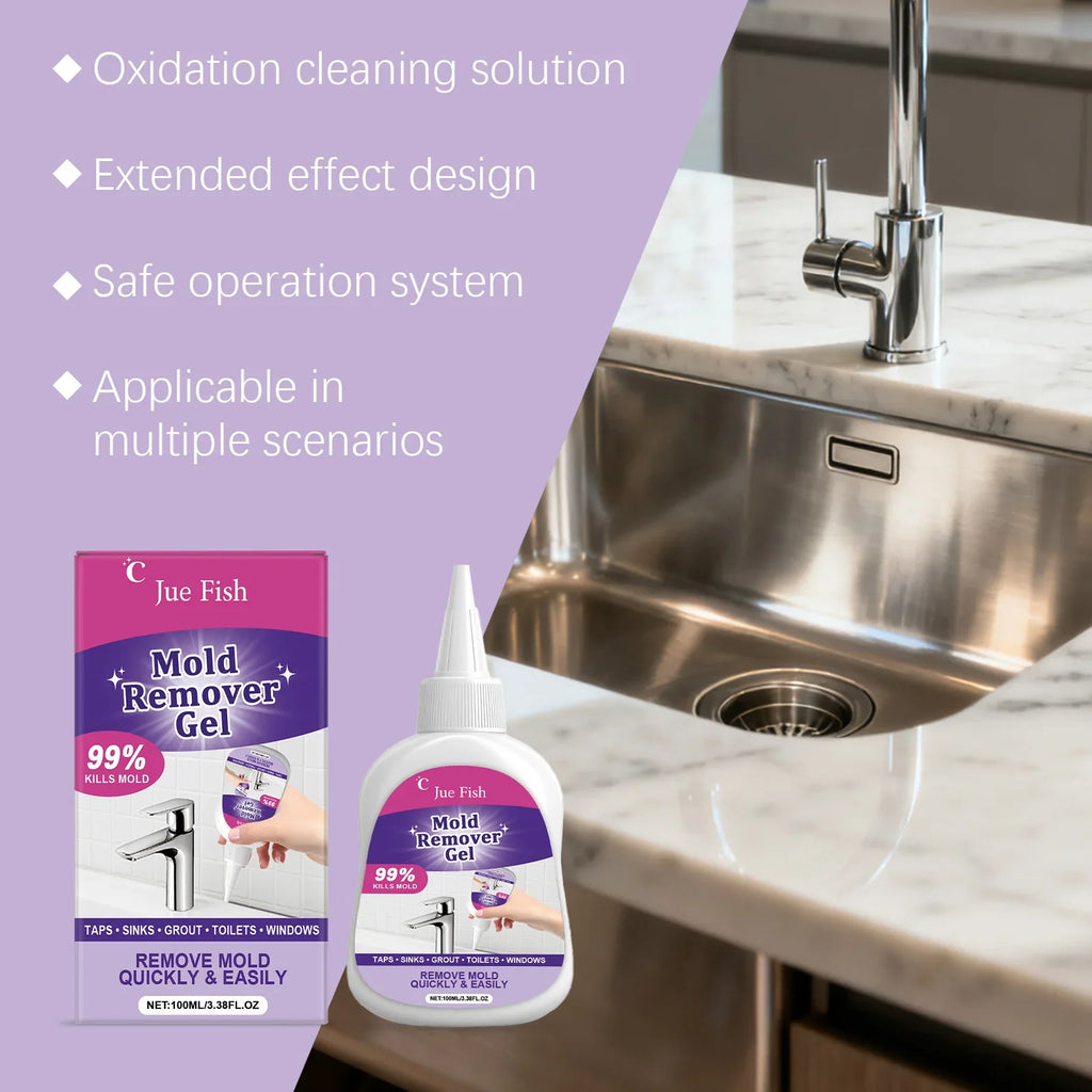 Jue-Fish 100g Mold & Stain Removal Gel | Multi-Surface Cleaner