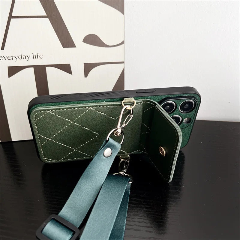 Case Iphone 16pro Max Magsafe Card Wallet Storage 15pro Pocket