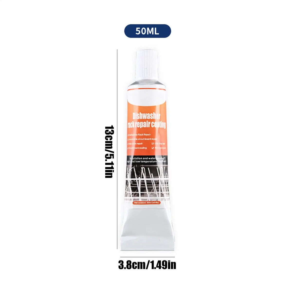 Dishwasher Rack Repair Coating Gel 50ml + 2 Brushes