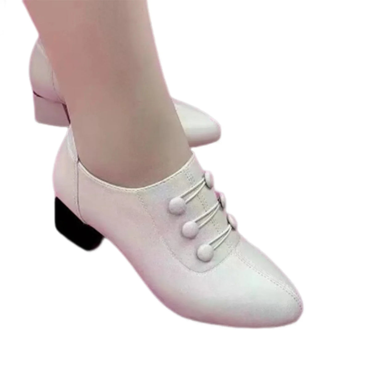 Women's Ankle Booties | Low Square Heel Pointed Toe Boots