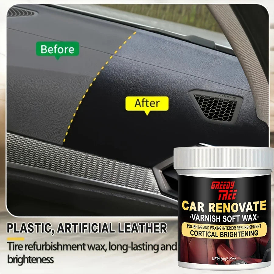 Plastic & Rubber Repair Cream – Black Restoration & Scratch Remover