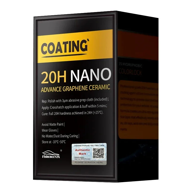 Graphene Ceramic Coating 20H Self Healing UV Track Technology Car