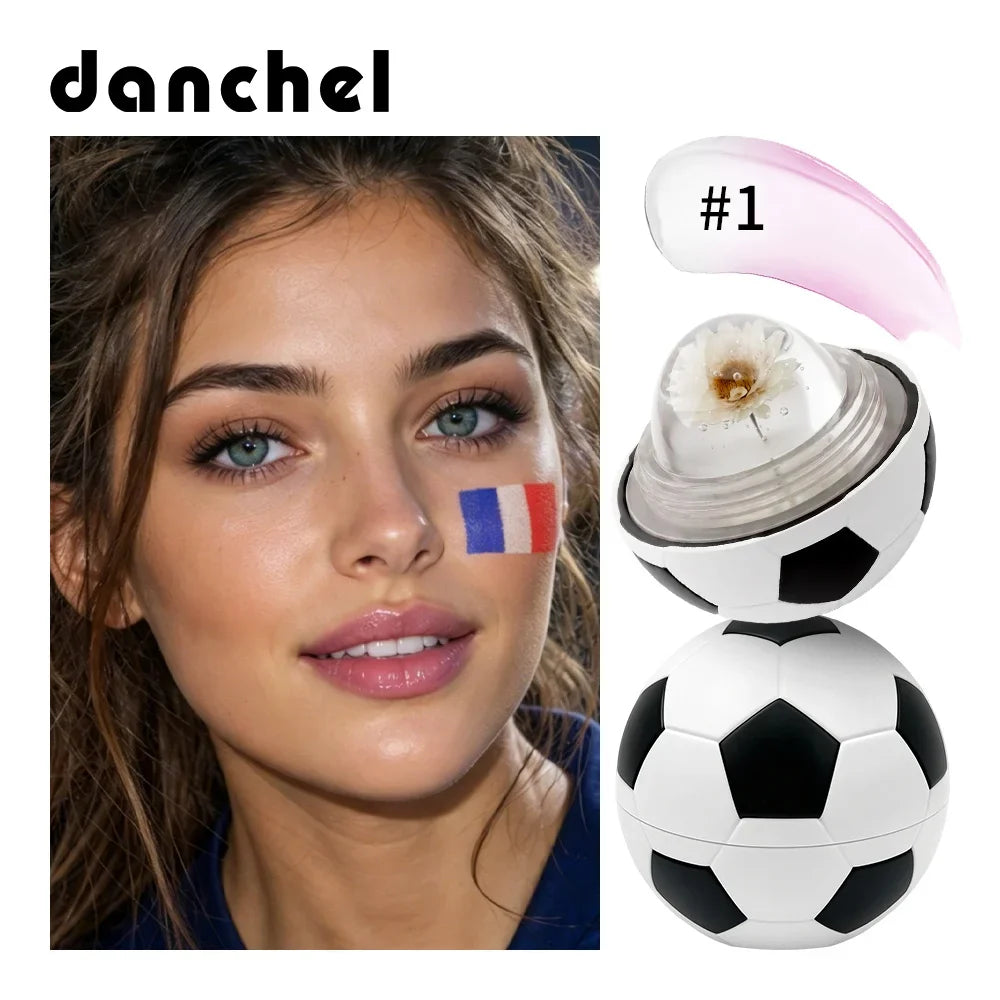 Soccer Ball pH Color-Changing Lip Balm – Hydrating Tinted