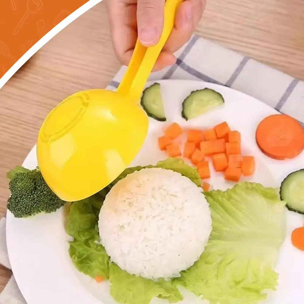 Non-Stick Rice Ball Spoon Mold – DIY Rice Scoop Shaper