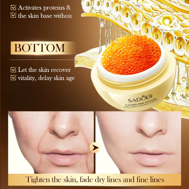 SADOER Caviar Collagen Firming Cream – Moisturizing 30g