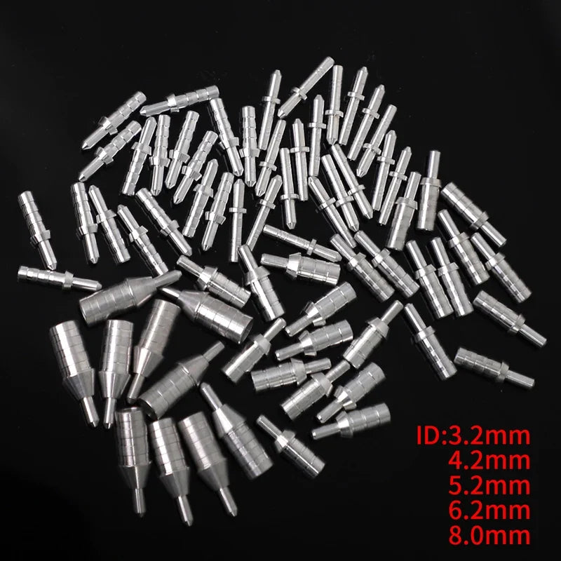 Archery Compound Recurve Bow Arrows Aluminum Nock Pin Arrow Shaft ID