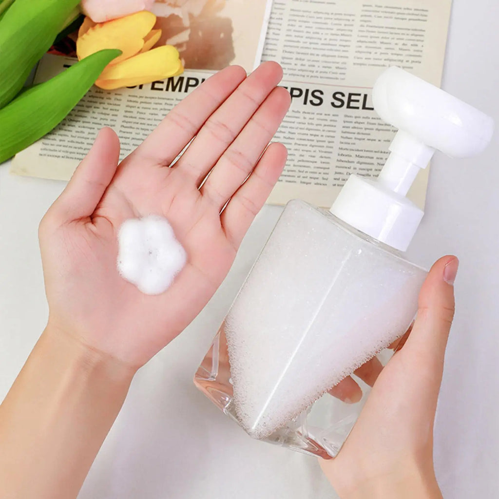 Flower Foaming Soap Dispenser Bottle – Refillable 250 & 450ml
