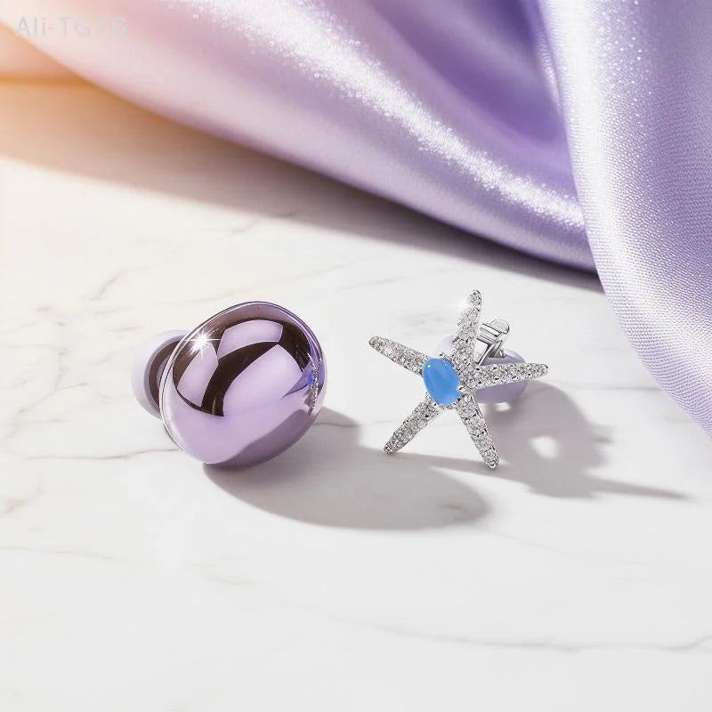 Butterfly Tassel Rhinestone Ear Clips | Non-Piercing Jewelry