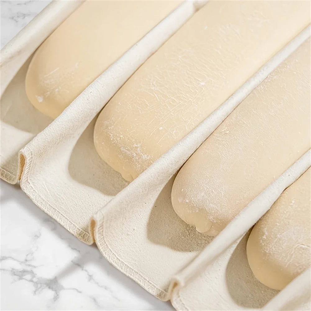 5-Pack Linen Bread Towels for Dough Proofing & Fermentation