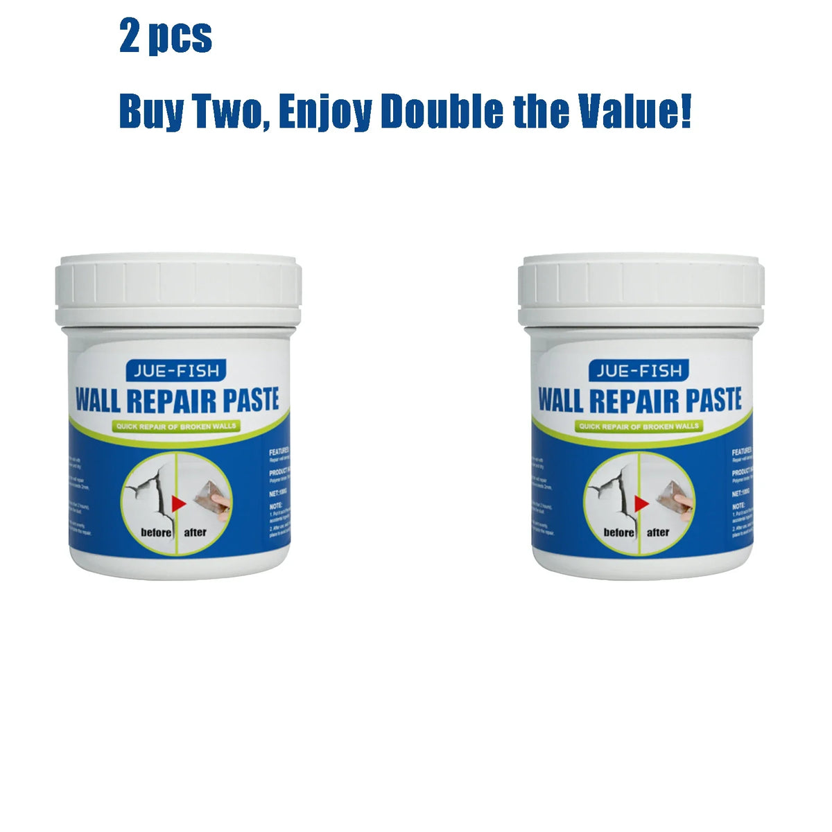 All-Purpose Wall Repair Paste | Quick-Dry Spackling Plaster