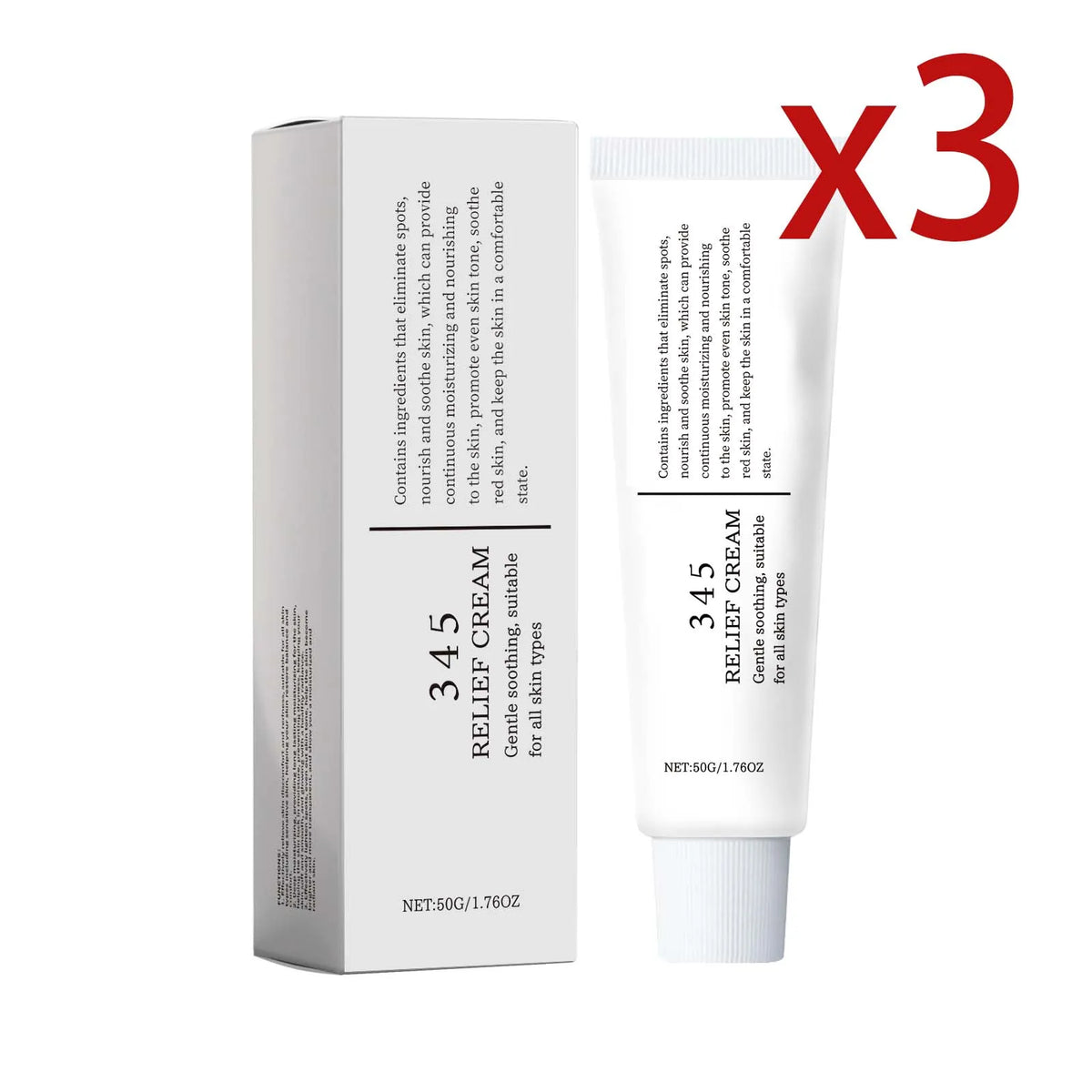 Hyaluronic Acid Soothing Face Cream – Deep Hydration 50g