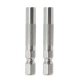 2-Pack 6.35mm to 4mm Magnetic Hex Bit Adapter – Screwdriver