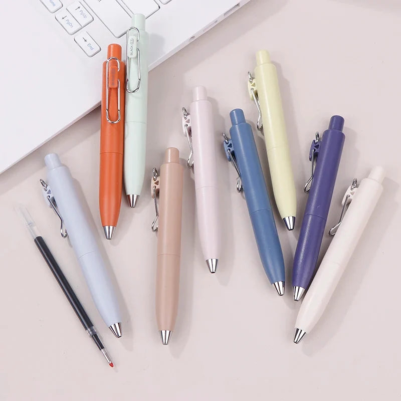 0.5mm Mini Pocket Gel Pen – Quick Dry, Waterproof & 10 Refills