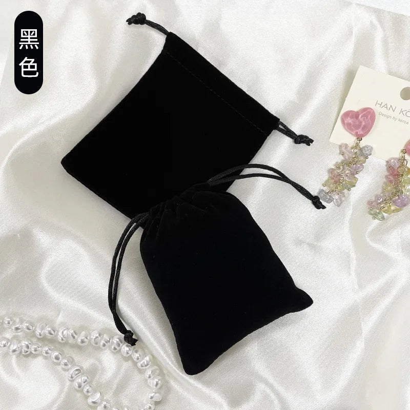 Velvet Bags 7x9 Cm Drawable Jewelry Packaging Bag Wedding Party