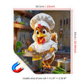 65x58 Household Dishwasher Magnetic Sticker Kitchen Refrigerator