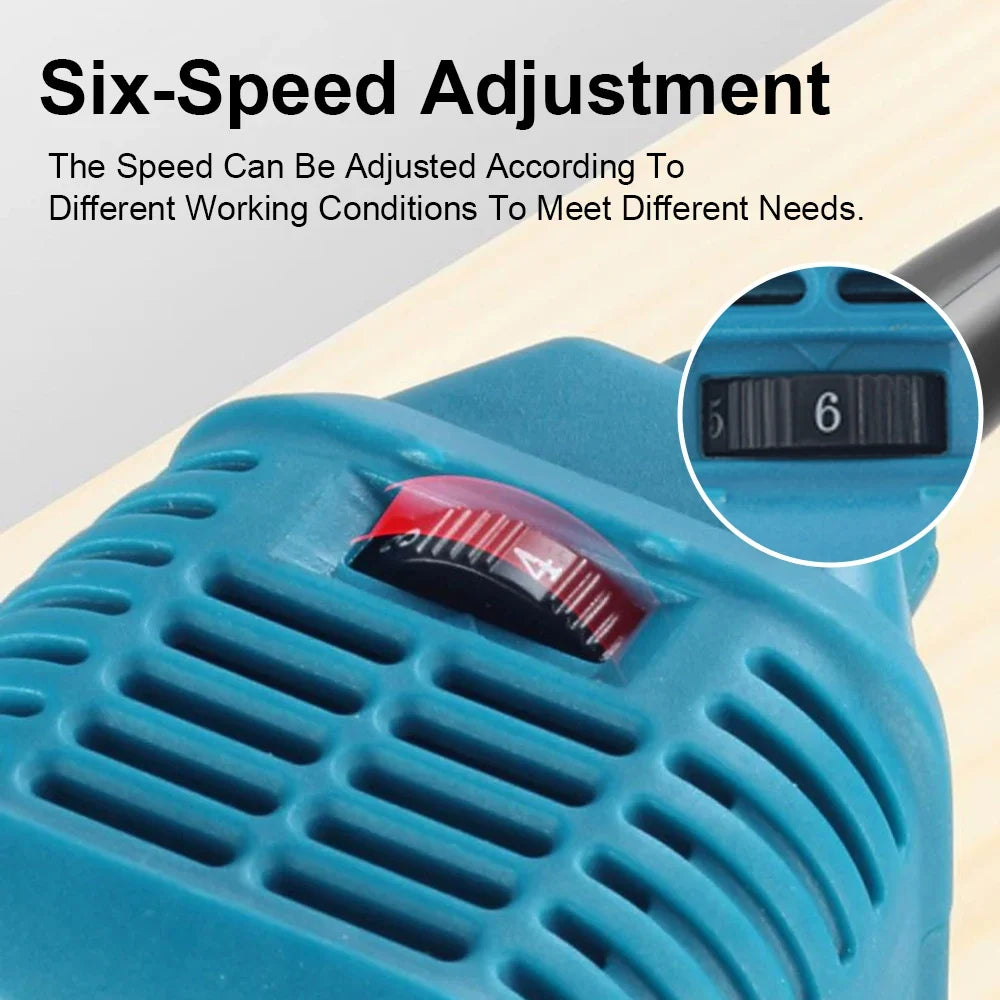 220V 2000W Wood Router Trimmer | 6-Speed Adjustable Woodworking Tool