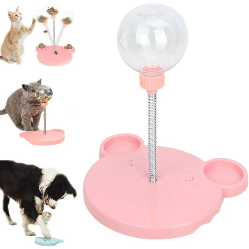 Interactive Treat Dispensing Ball – Slow Feeder Toy for Cats & Dogs