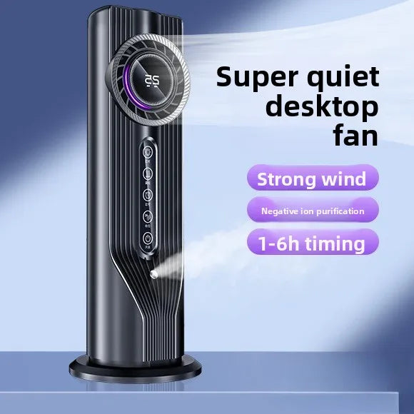 Desktop Misting Fan – Silent Atomized Cooling Circulation Fan
