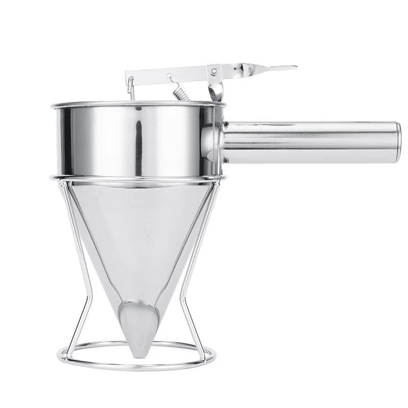 Stainless Steel Batter Dispenser with Stand – 600ml & 1200ml