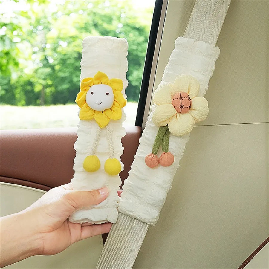 Car Seat Belt Shoulder Pad Cover – Anti-Chafe, Non-Slip