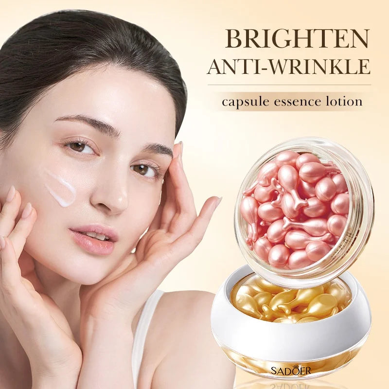 SADOER Snail Rose Capsule Essence Lotion 30pcs | Face Serum