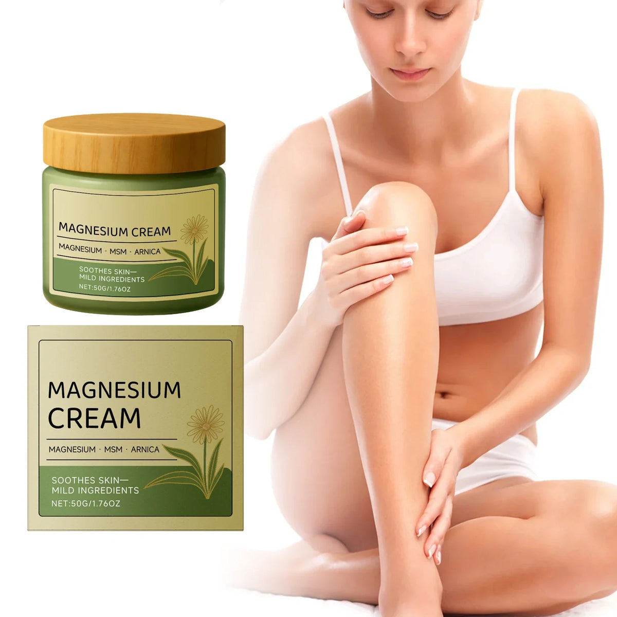 Nerve Total Relief Cream Glow Hydrating Firming Skin Knees Muscles