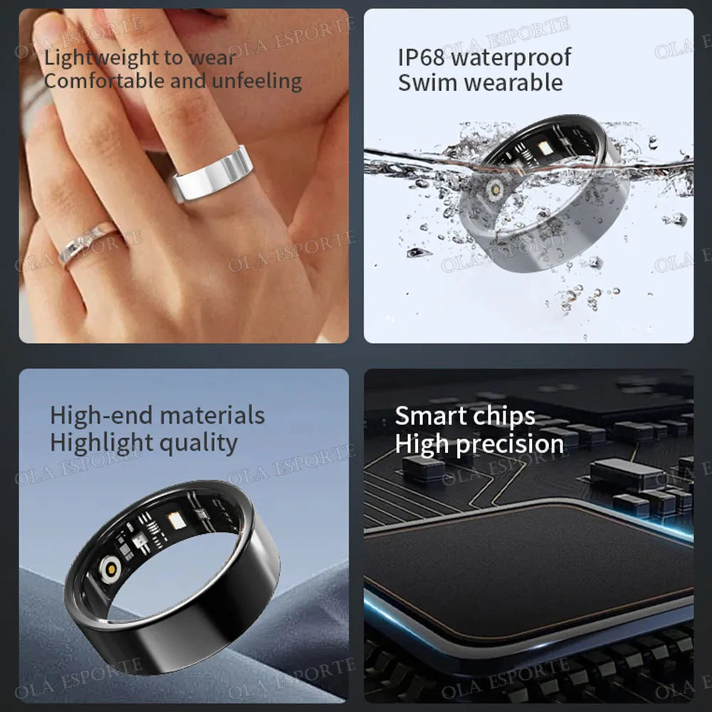 Smart Ring | Heart Rate, Sleep & SpO2 Tracker | IP68 Waterproof