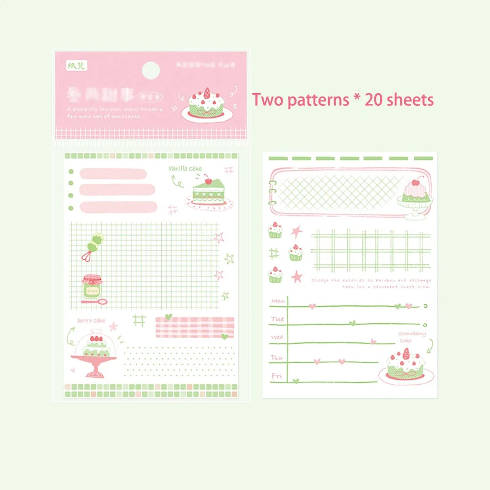 Memo Book Three Liang Sweet Event Series Non Stick Handbook Material