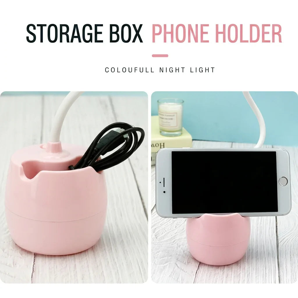 Pen Holder Lamp Multi-functional Usb Reading Light Eye-friendly Study