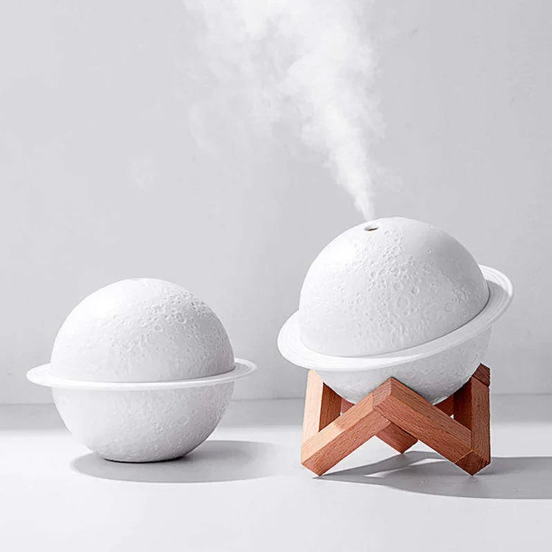 200ml 3D Planet Ultrasonic Aroma Diffuser & USB Night Light