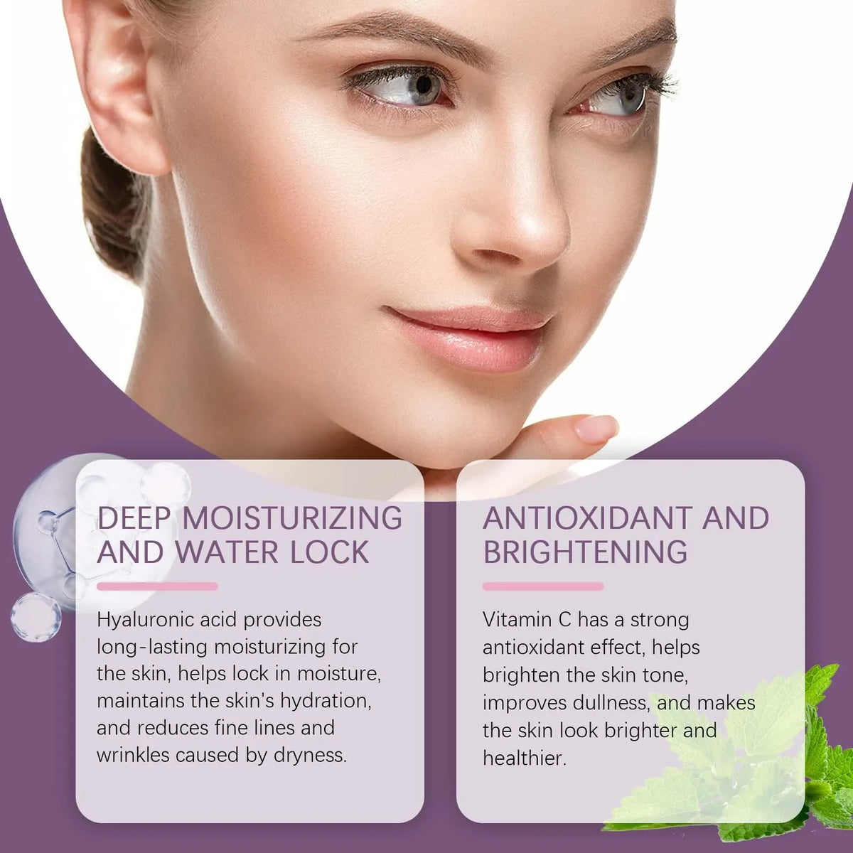 Hyaluronic Acid Vitamin Face Serum – Deep Moisture Essence