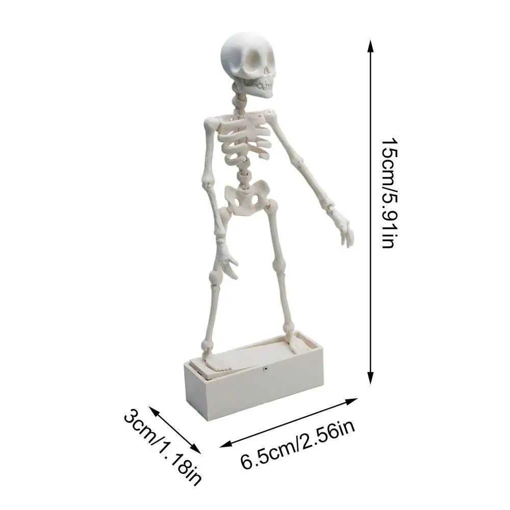 Dancing Skeleton Aquarium Bubbler Decoration with Air Hose