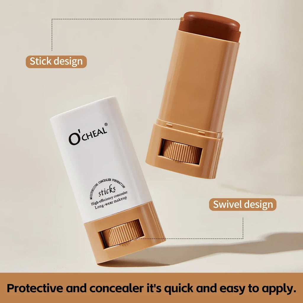 OCHEAL Waterproof Concealer Foundation Stick – Natural Finish