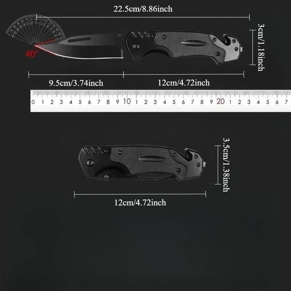 Kelshaw Heavy Duty Folding Pocket Knife – EDC Camping Survival