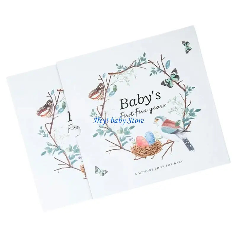 Baby Memory Book – Milestone Journal, Scrapbook & Photo Album