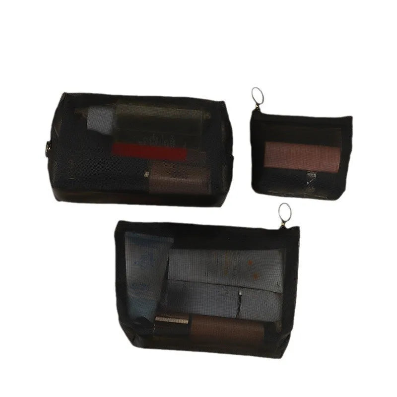 Mesh Cosmetic Bag | Large Capacity Portable Travel Organizer